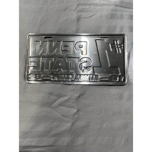 Penn State Nittany Lions 1982 NCAA National Champs License Vanity Plate - Picture 4 of 4